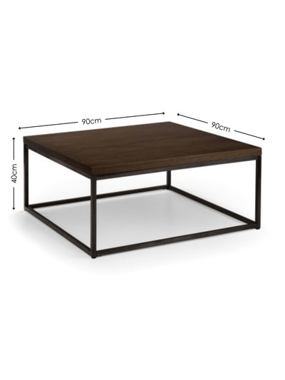Brooklyn Square Oak Coffee Table Dark Oak