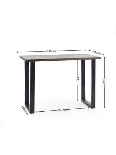 Brooklyn Bar Table Dark Oak