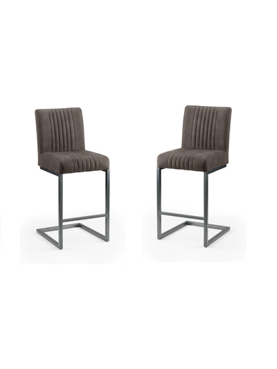 Brooklyn Barstools - Charcoal Grey (Set Of 2)