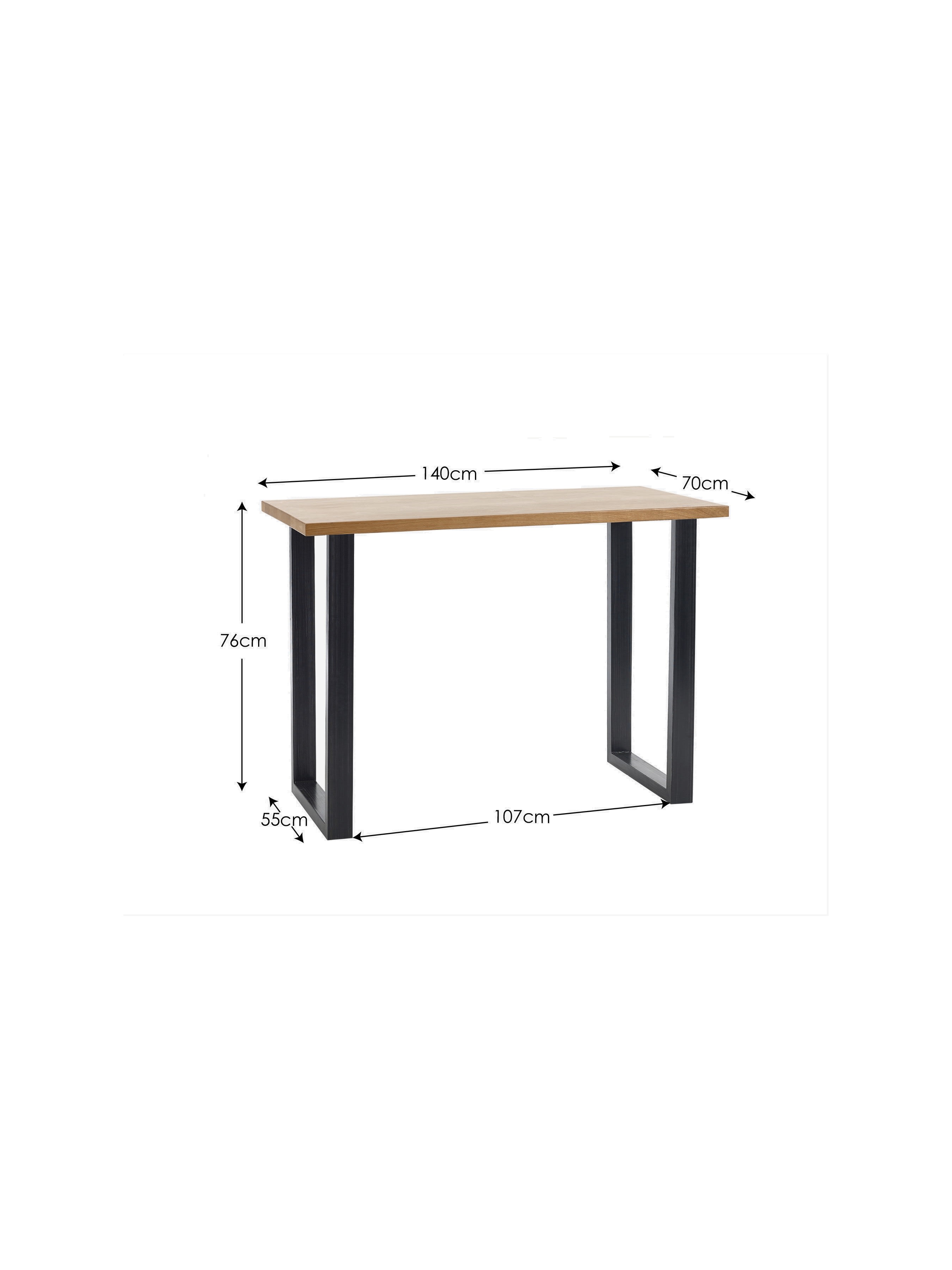 Brooklyn Solid Oak 96cm Bar Table Set with 2 plush Grey Velvet Quilted Stools