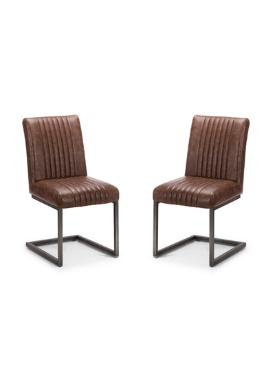 Brooklyn Chairs - Brown (Set of 2)