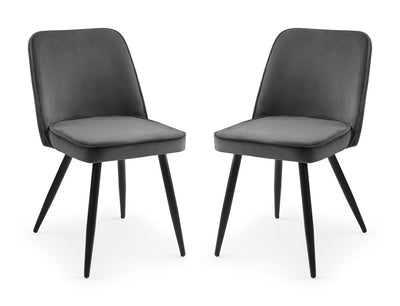Burgess Dining Chairs - Grey (Set of 2) – Julian Bowen