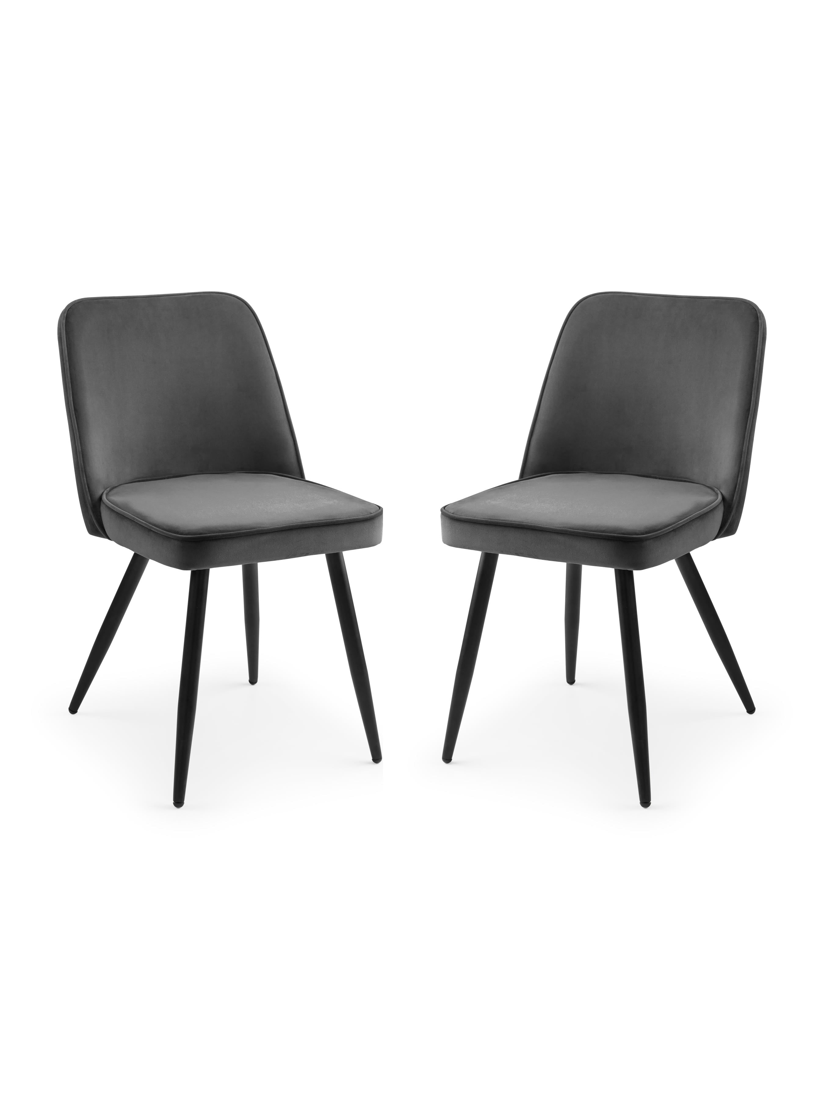 Burgess Dining Chairs - Grey (Set of 2)