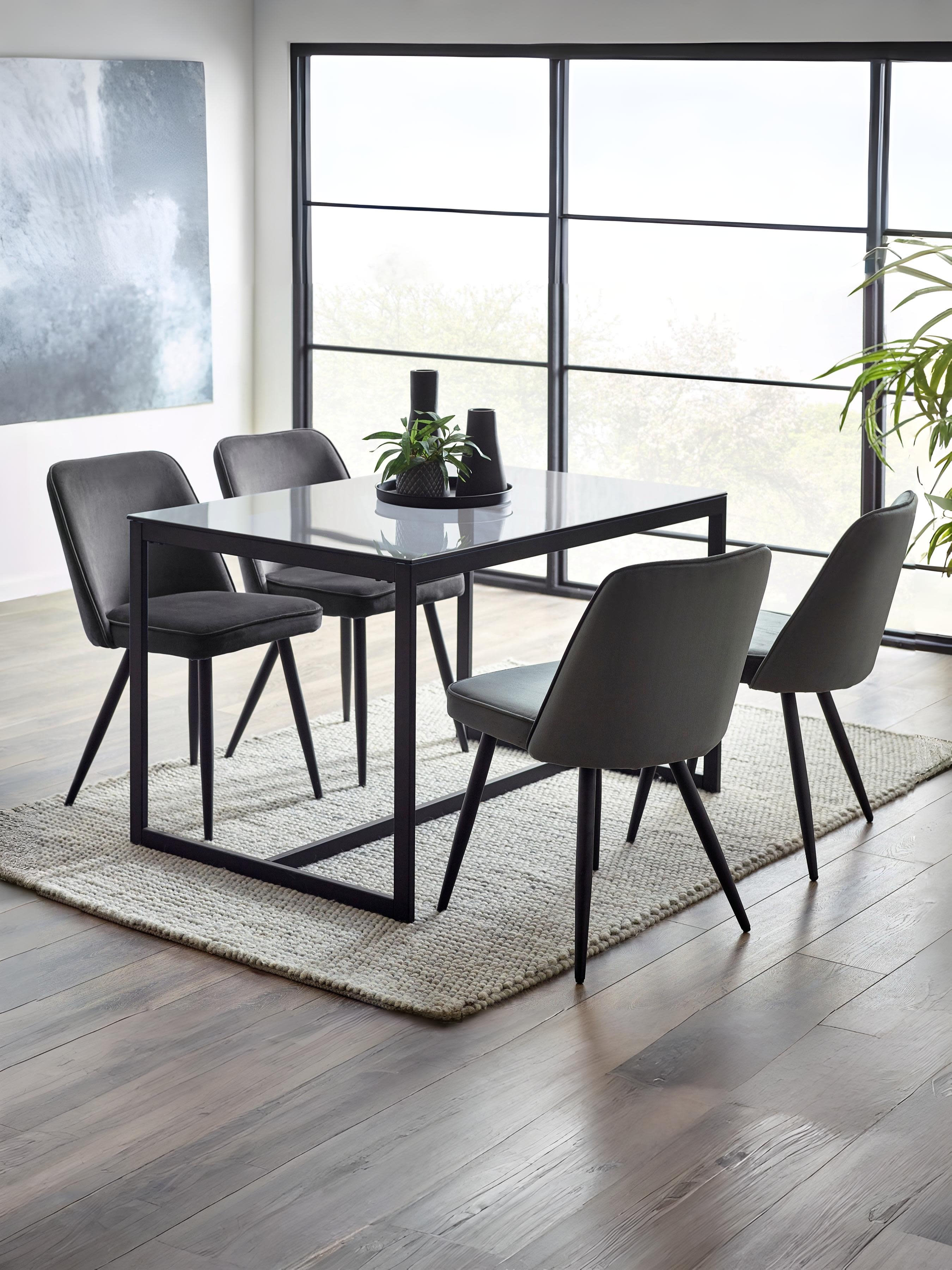 Burgess Dining Chairs - Grey (Set of 2)