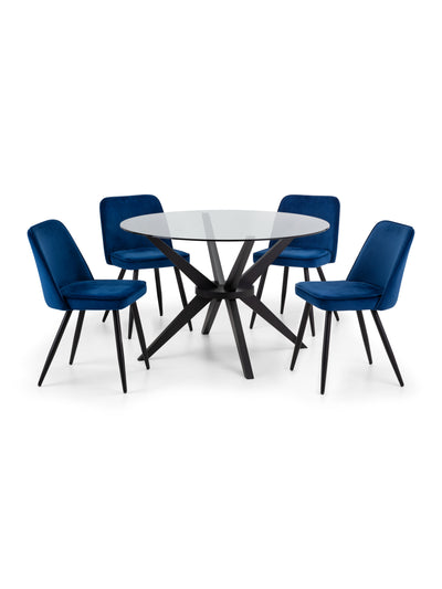 Burgess Dining Chairs - Blue (Set of 2)