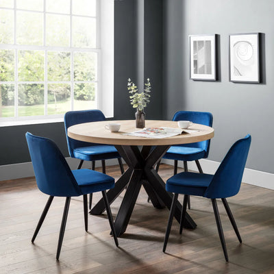 Berwick Round Dining Table – Julian Bowen, view 8