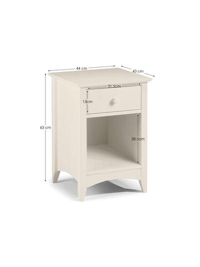 Cameo 1 Drawer Bedside