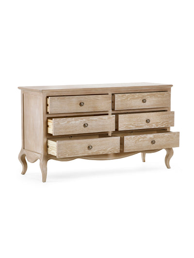 Camille 6 Drawer Wide Chest