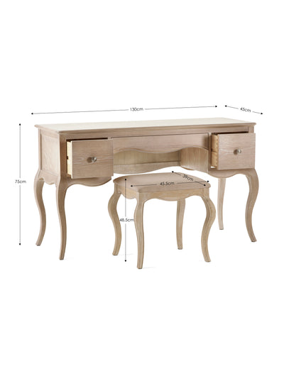 Camille Dressing Table And Stool
