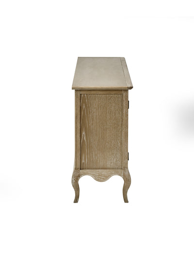 Camille French Style 2 Door 2 Drawer Sideboard – Limed Oak