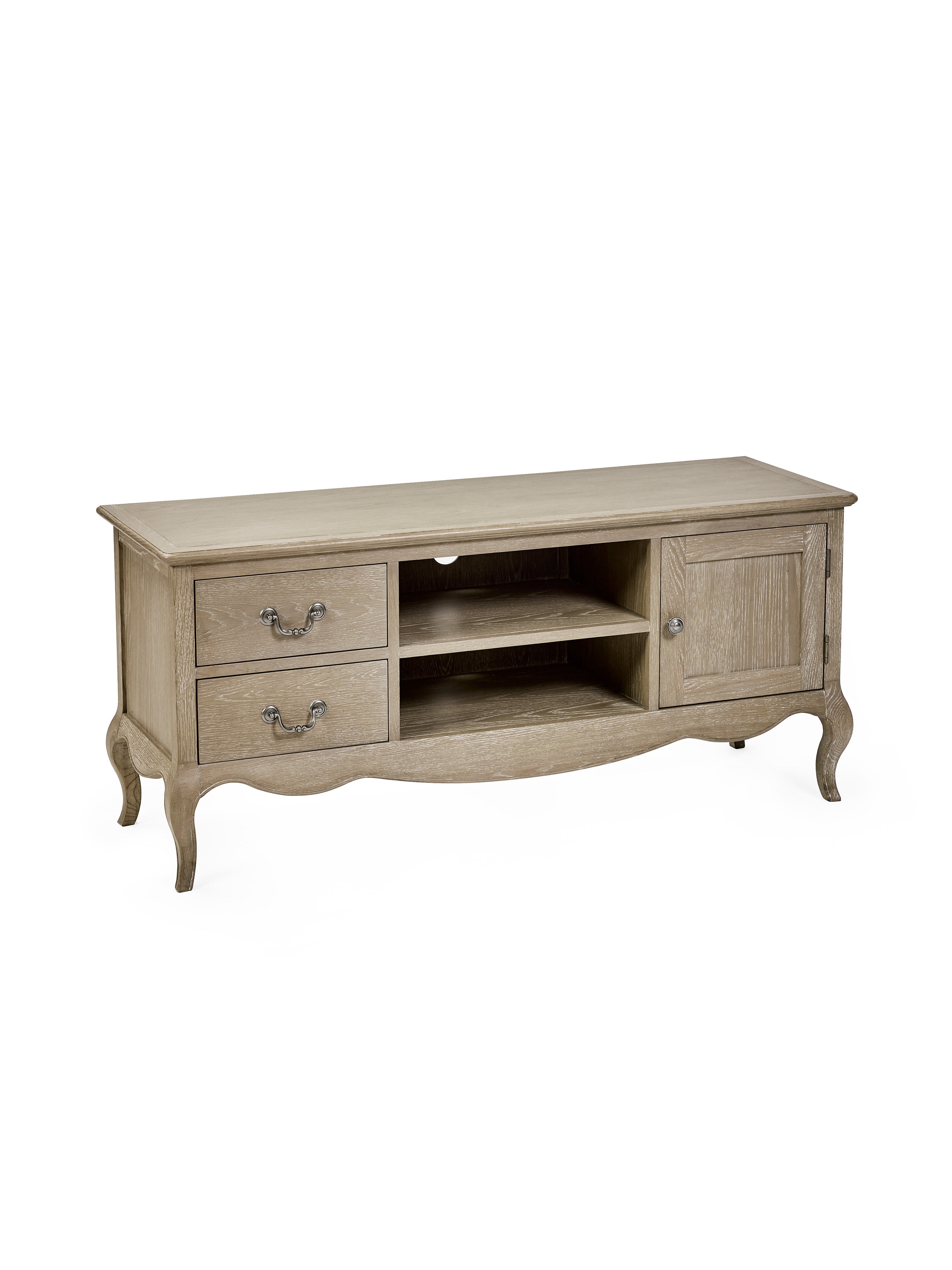 Camille French Style TV Unit – Limed Oak