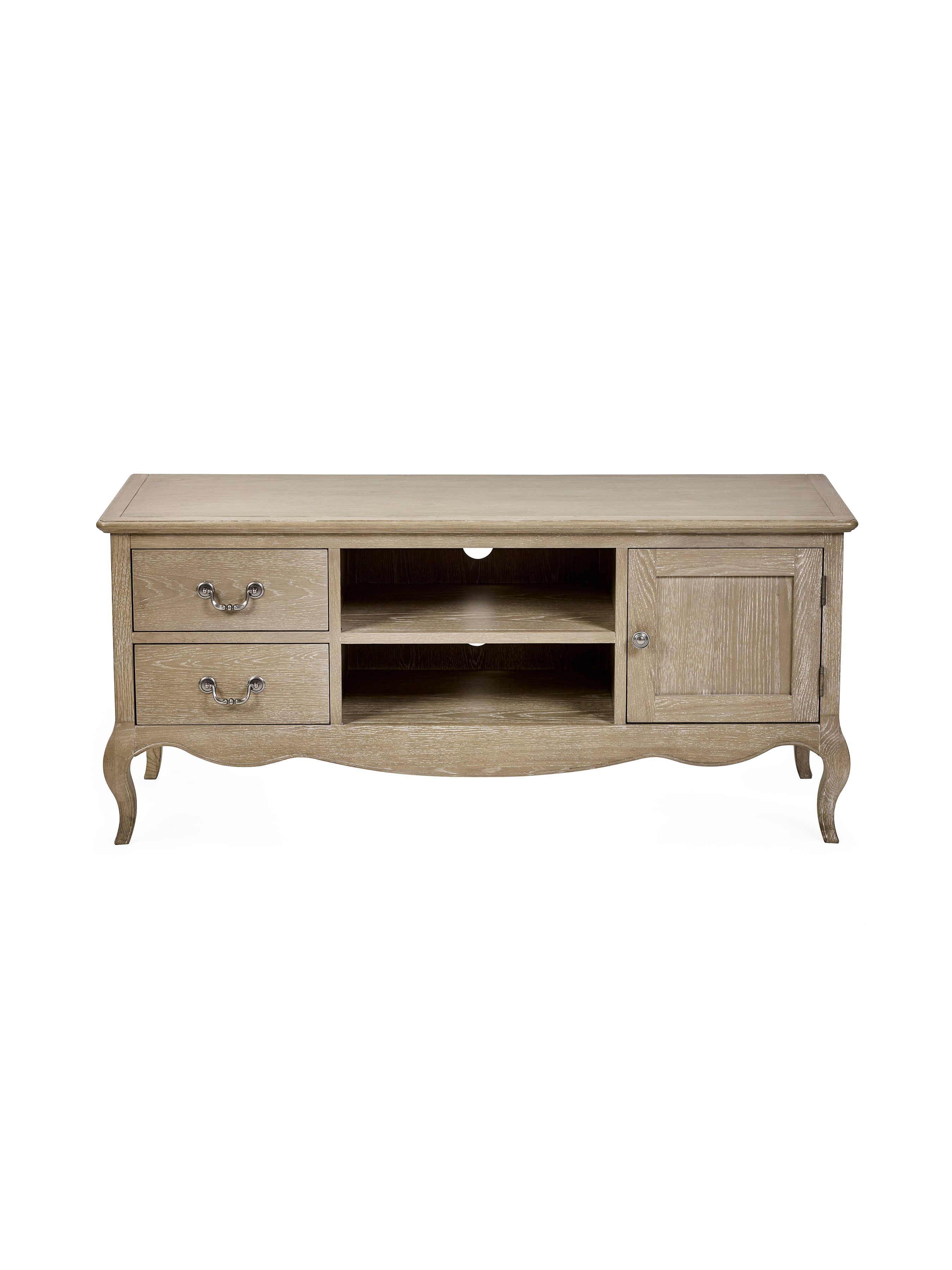 Camille French Style TV Unit – Limed Oak