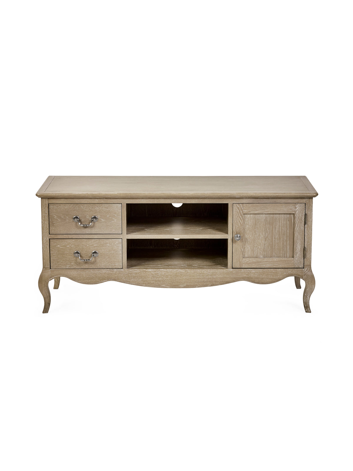 Camille French Style TV Unit – Limed Oak