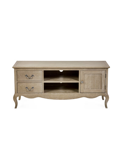 Camille French Style TV Unit – Limed Oak