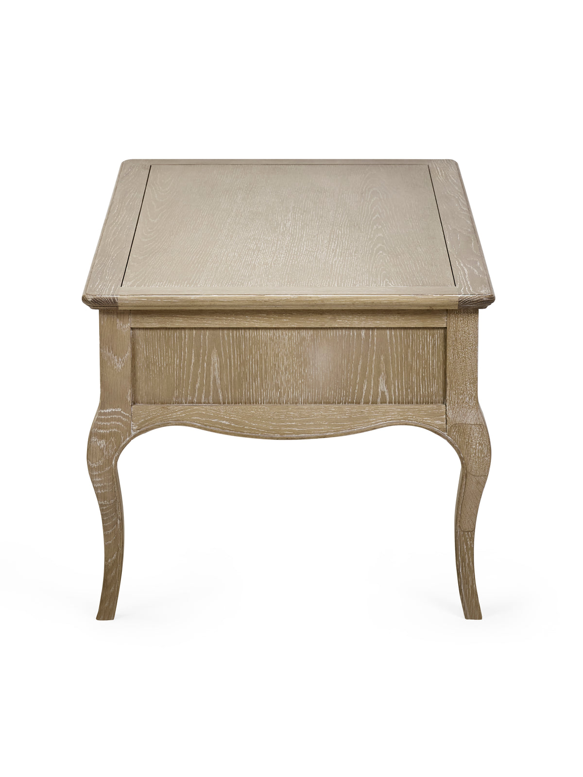 Camille French Style Rectangular Coffee Table – Limed Oak