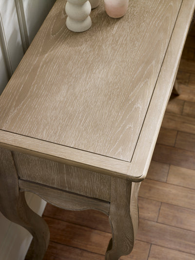 Camille Console Table – Limed Oak