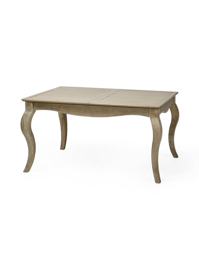 Camille French Style Rectangular 4-6 Seater Extending Dining Table – Limed Oak