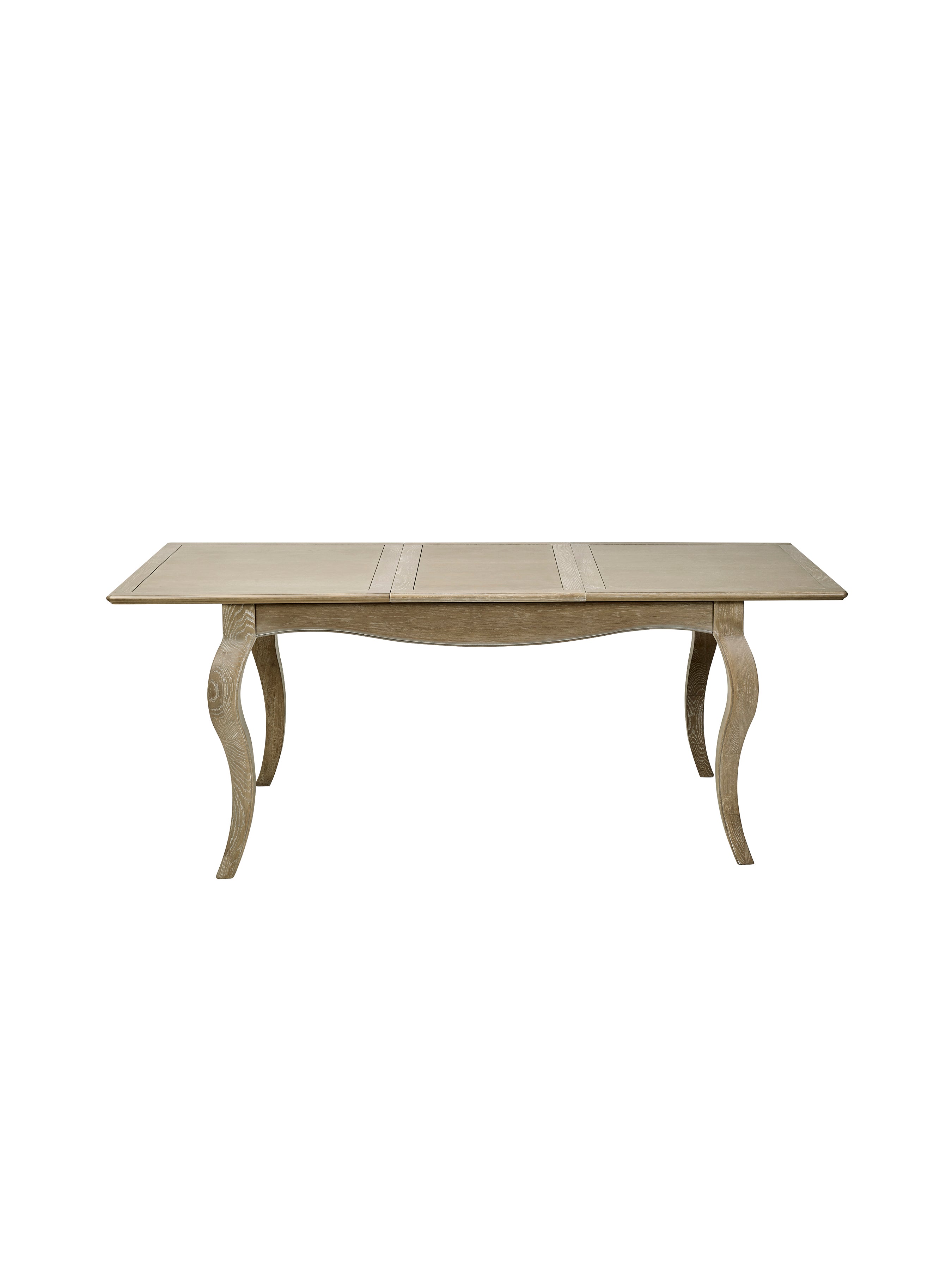 Camille French Style Rectangular 4-6 Seater Extending Dining Table – Limed Oak