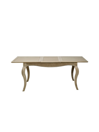 Camille French Style Rectangular 4-6 Seater Extending Dining Table – Limed Oak