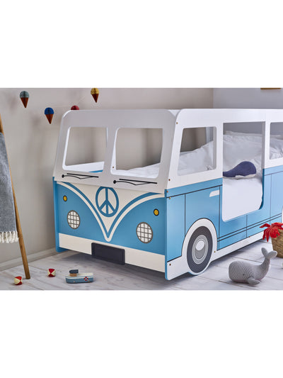 Campervan Bed - Light Blue
