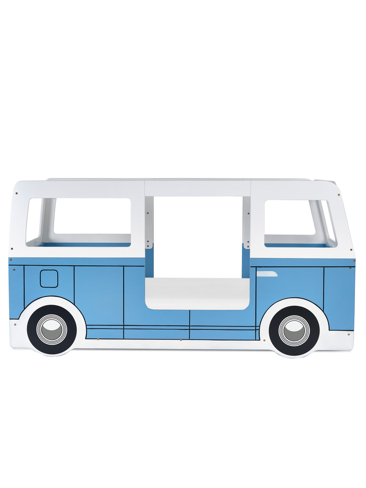 Campervan Bed - Light Blue