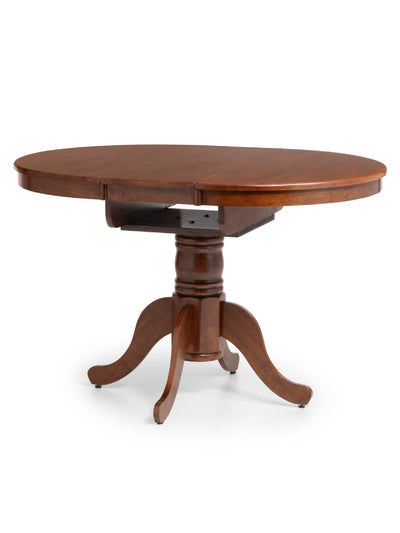 Canterbury Round To Oval Extending Table - Mahogany