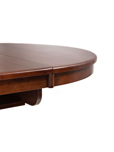 Canterbury Round To Oval Extending Table - Mahogany