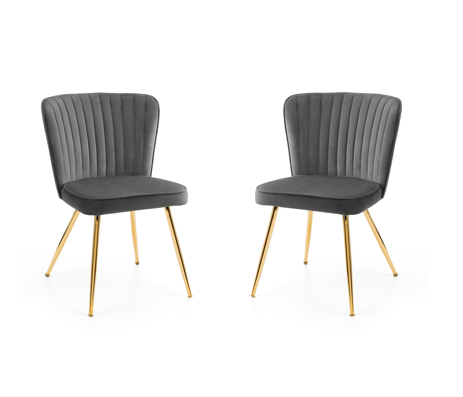 Cannes Dining Chairs - Grey (Set of 2) – Julian Bowen