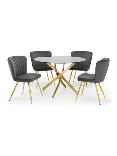 Cannes Dining Chairs - Grey (Set of 2)