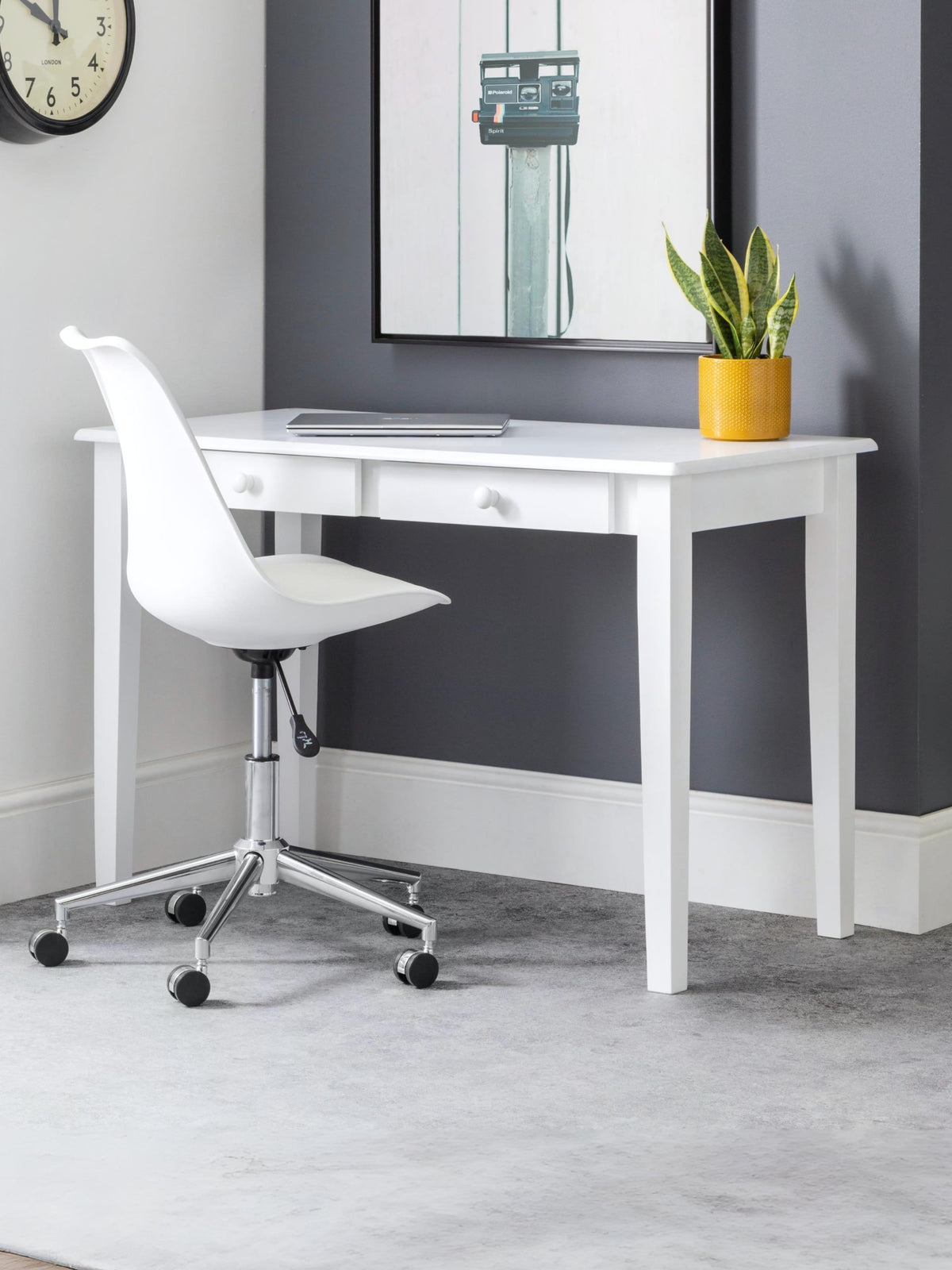 Carrington White Desk