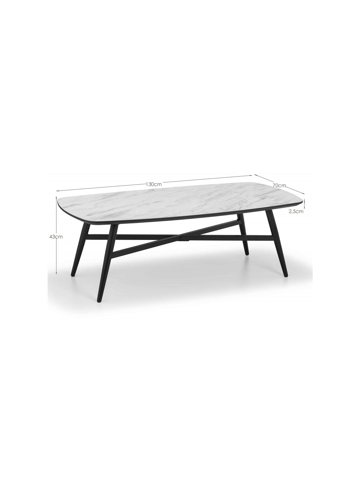 Caruso Marble Effect Coffee Table