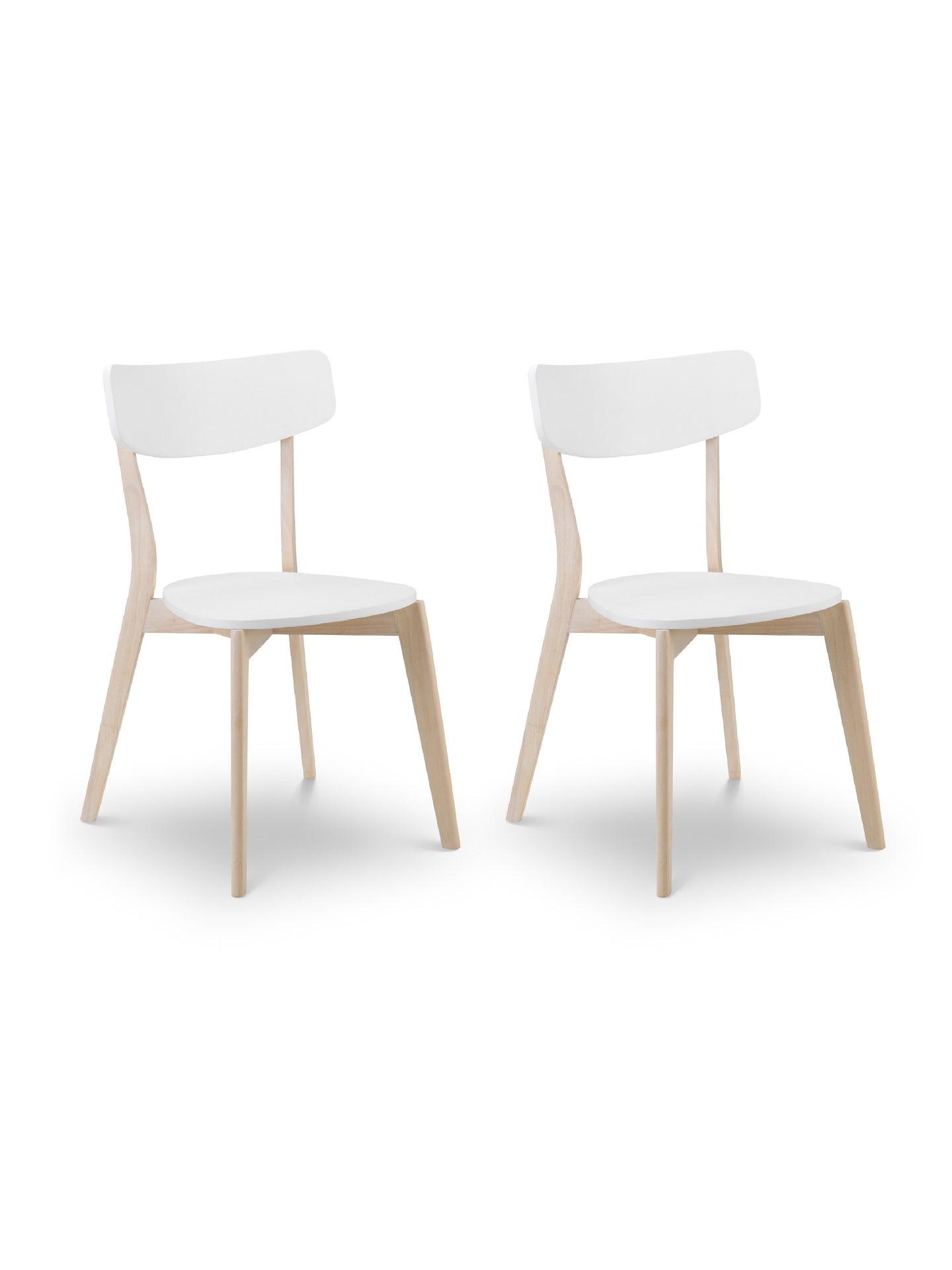 Casa Dining Chairs White/Oak (Set of 2) – Julian Bowen, view 6