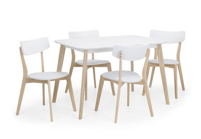 Casa Dining Chairs White/Oak (Set of 2) – Julian Bowen, view 5