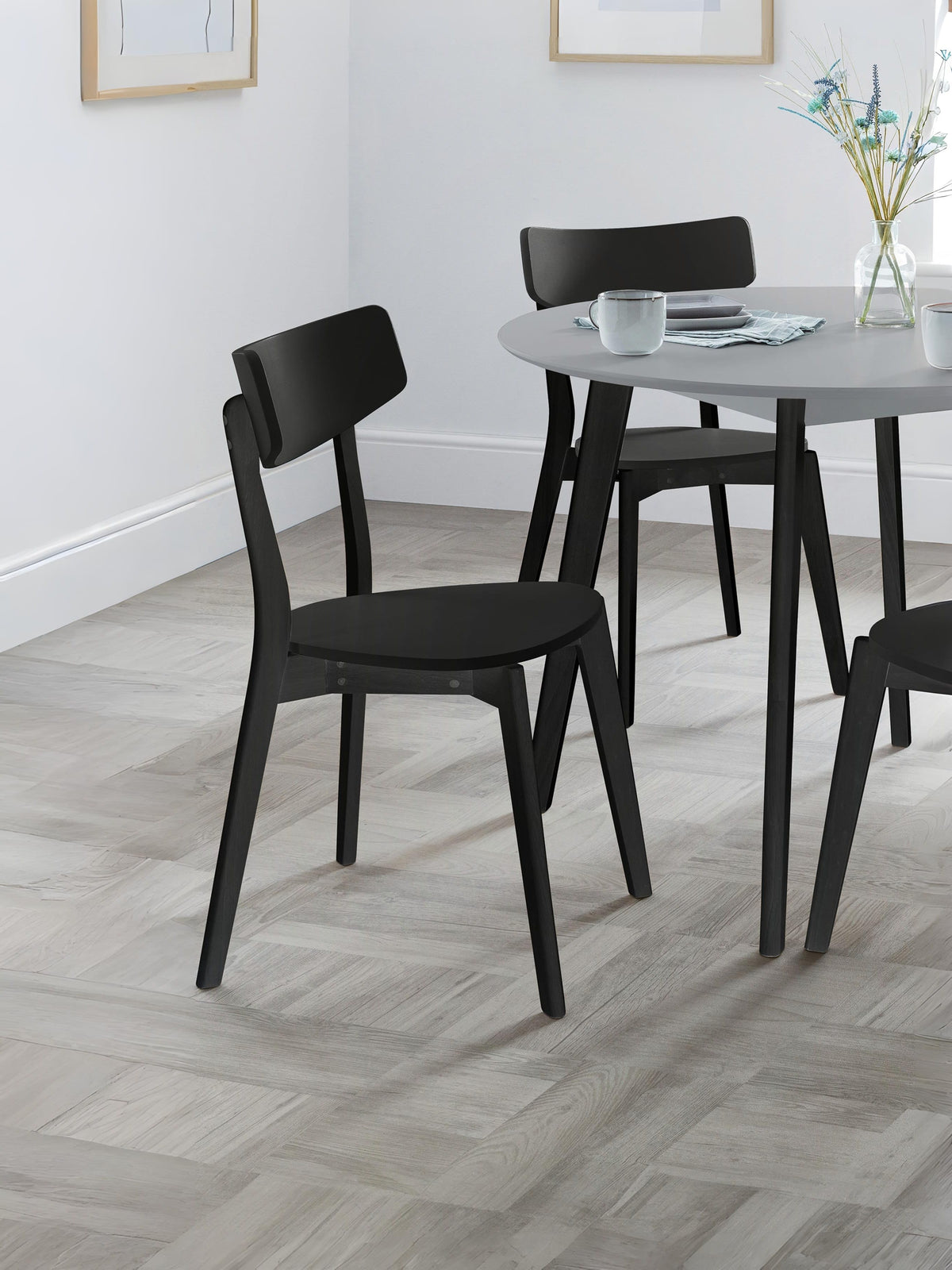 Set of 2 Casa Black Dining Chairs