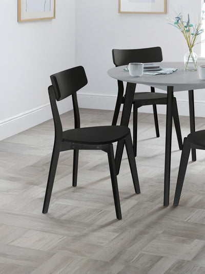 Set of 2 Casa Black Dining Chairs
