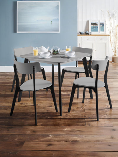 Casa Dining Chairs Grey/Black (Set of 2)