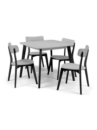 Casa Dining Chairs Grey/Black (Set of 2)