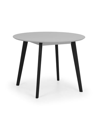 Casa Round Dining Table - Grey/Black