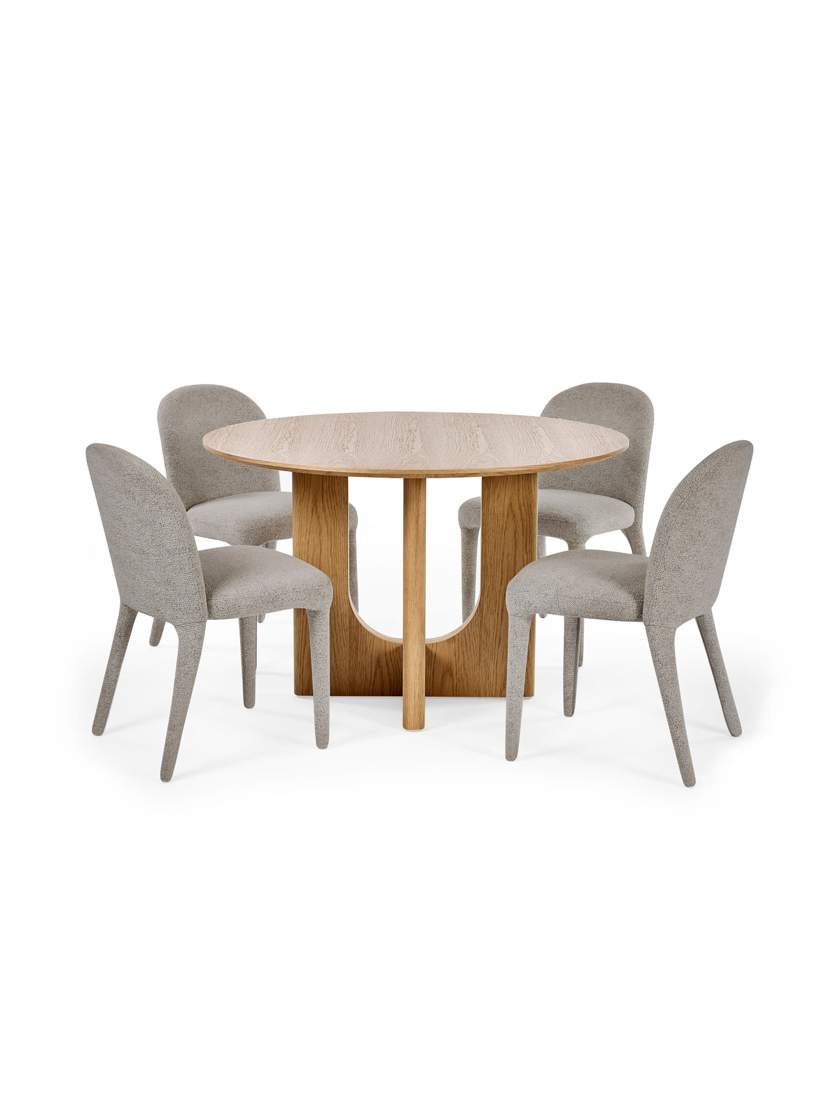 Cellini Oak Round Dining Table – Natural Oak Effect