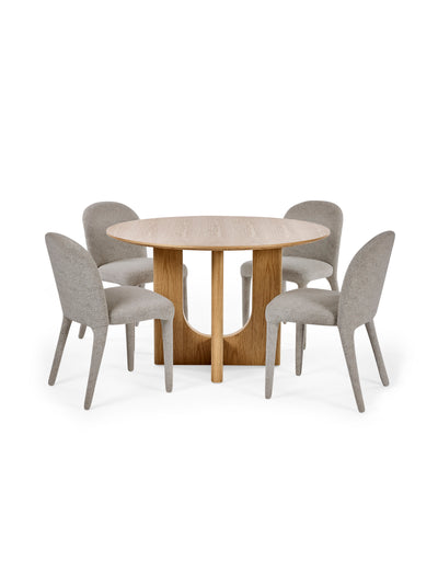 Cellini Oak Round Dining Table – Natural Oak Effect