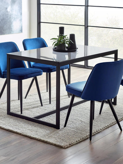 Chicago Dining Table Smoked Glass
