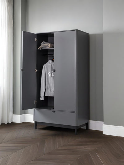 Chloe 2 Door 1 Drawer Wardrobe