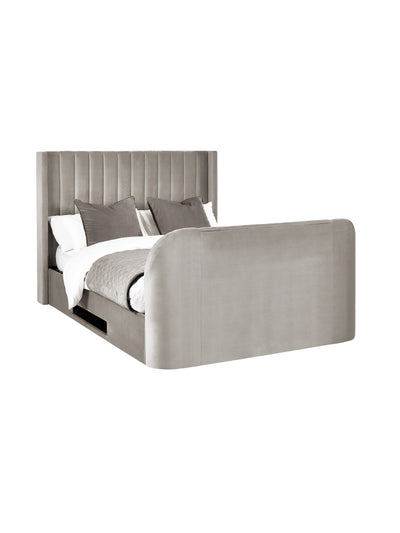 Clara Ottoman TV Bed - Light Grey