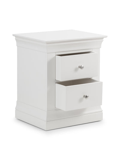 Clermont 2 Drawer Bedside Cabinet