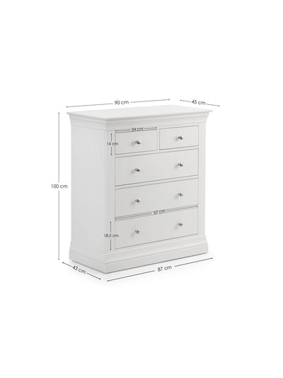 Clermont 3+2 Drawer Chest