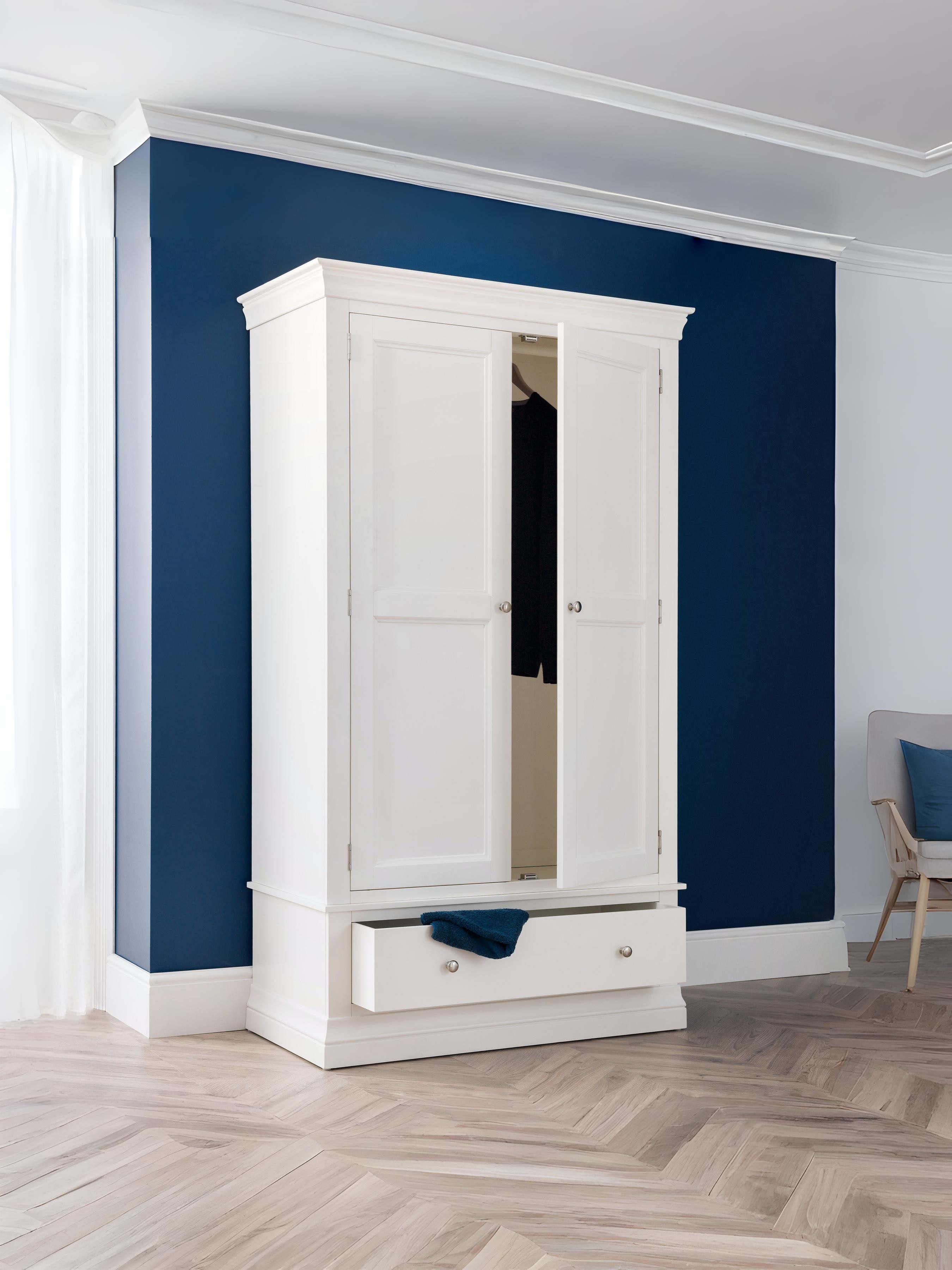 Clermont 2 Door 1 Drawer Wardrobe