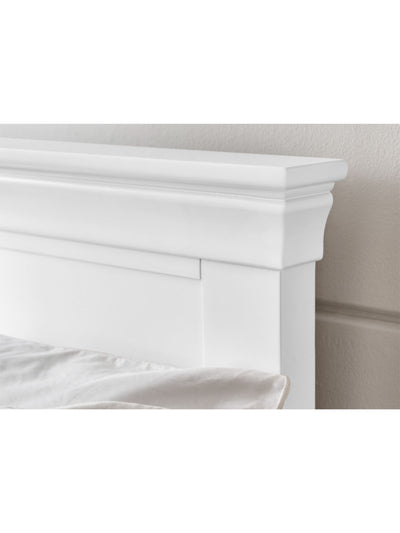 Clermont Bed - Surf White