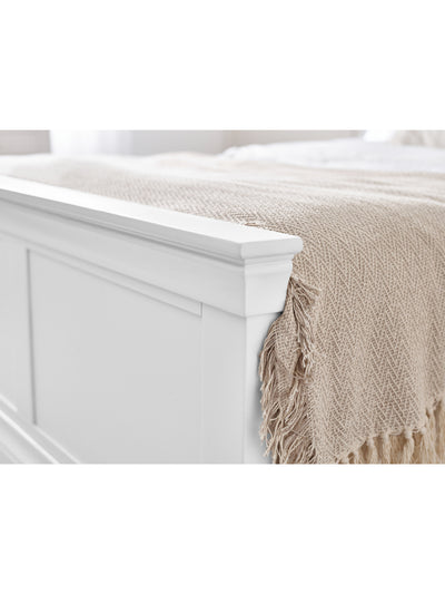 Clermont Bed - Surf White