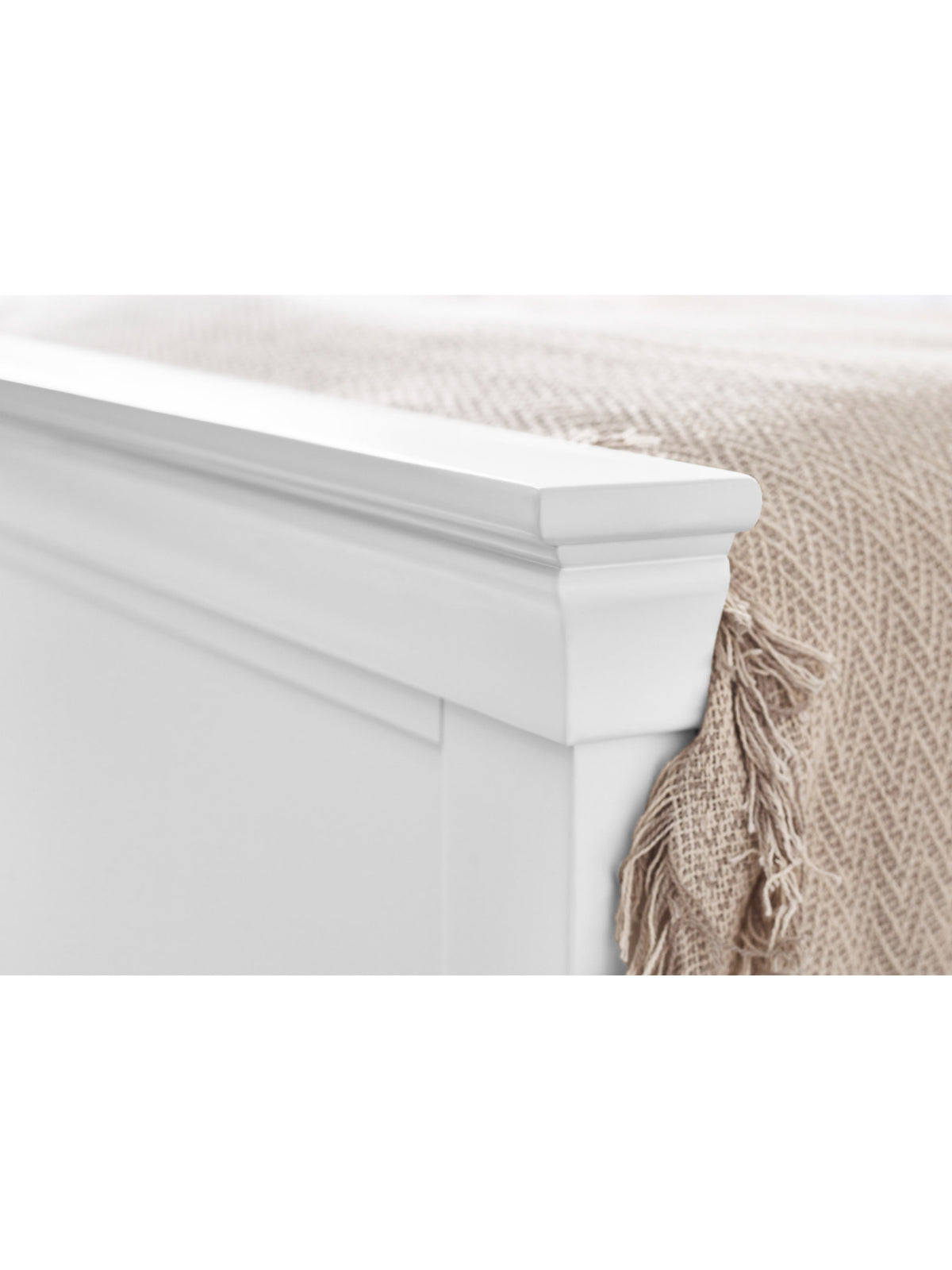 Clermont Bed - Surf White