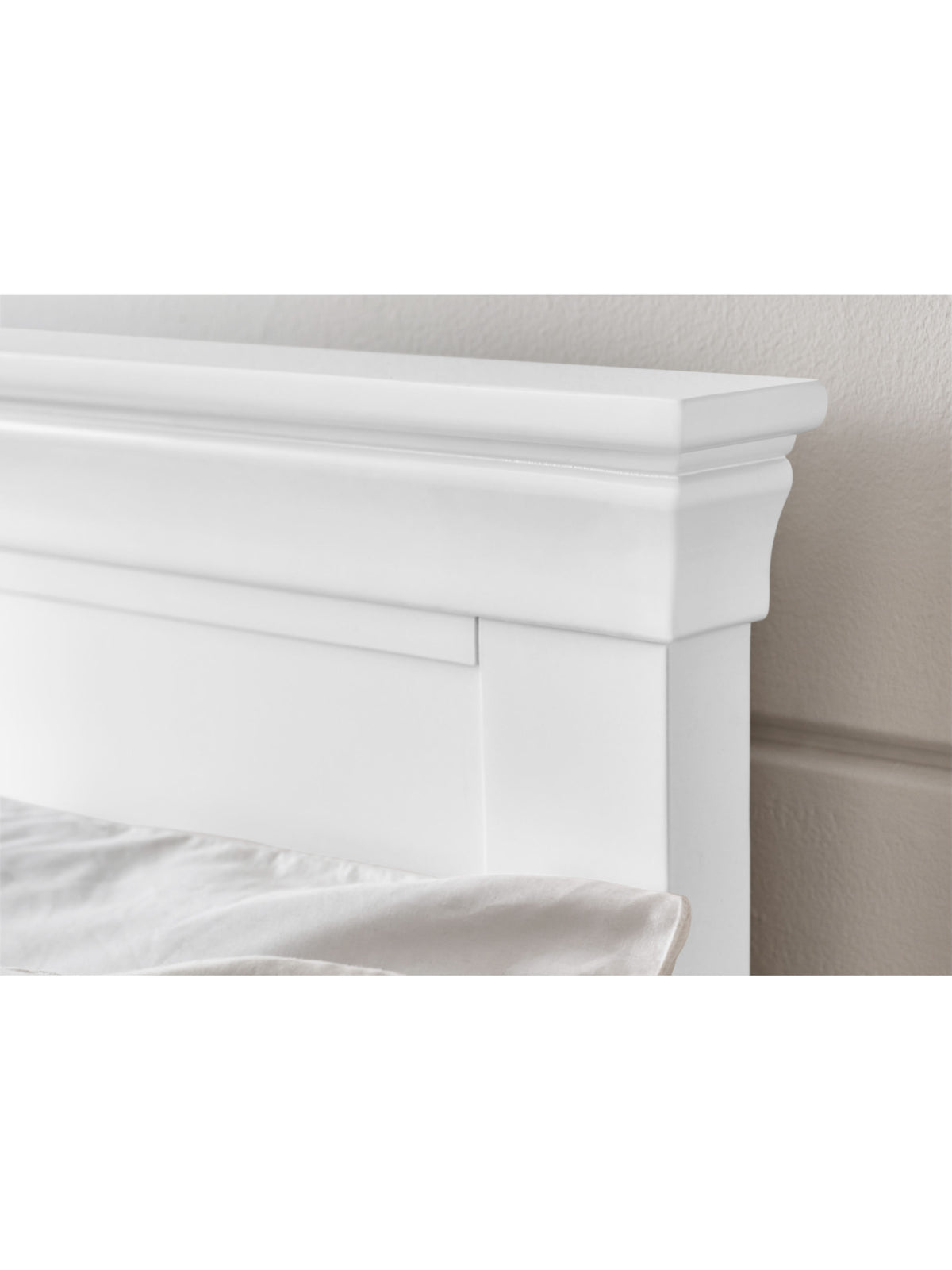 Clermont Bed - Surf White
